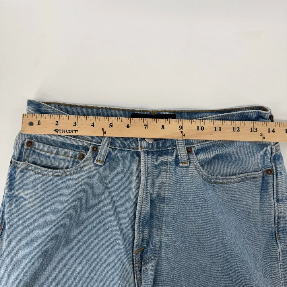 Abercrombie & Fitch 90s Loose Jeans Mens 28x34 Light Wash High Rise Blue Denim